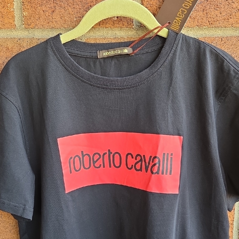 Roberto Cavalli Black Short Sleeve Tee - Picture 5 of 9